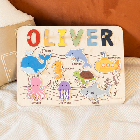 Marine World Name Puzzle