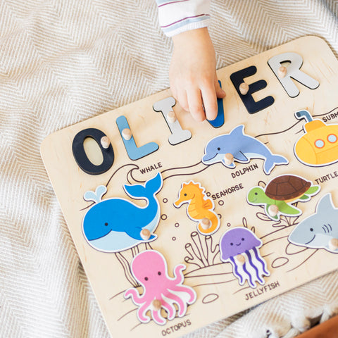 Marine World Name Puzzle