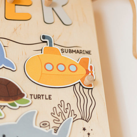 Marine World Name Puzzle