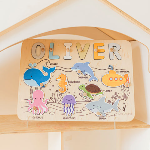 Marine World Name Puzzle
