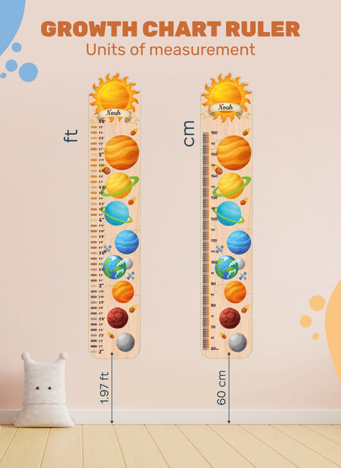 Kids Growth Chart - Space