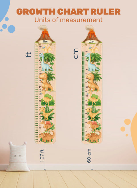 Kids Growth Chart - Dino