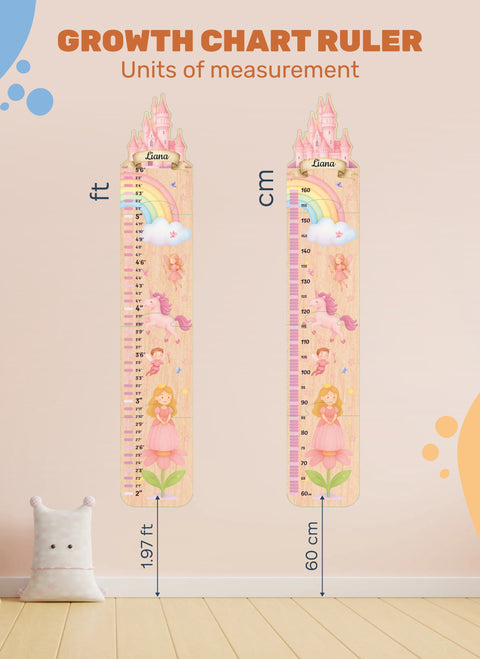 Kids Growth Chart - Princess