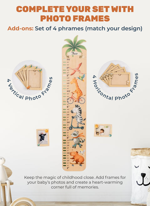 Kids Growth Chart - Jungle
