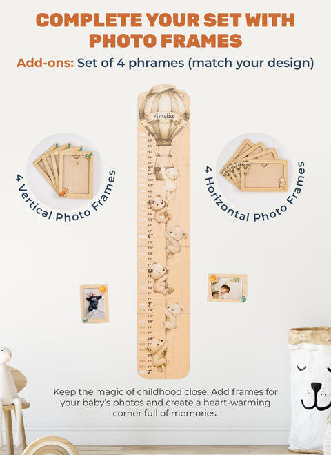 Kids Growth Chart - Teddy Bear