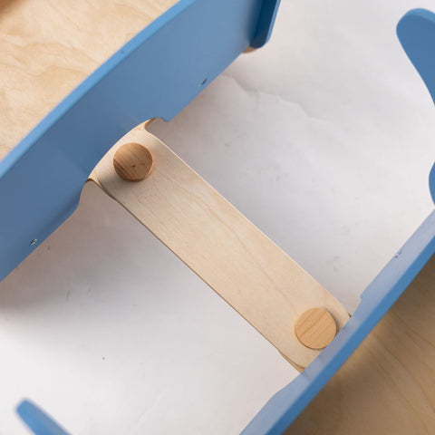 Wooden Toy Wagon - Whale