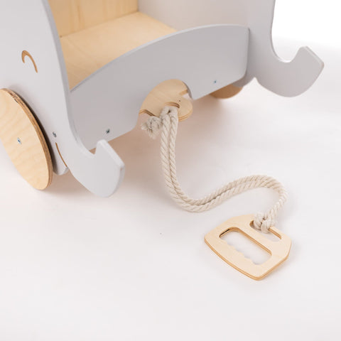 Wooden Toy Wagon - Car