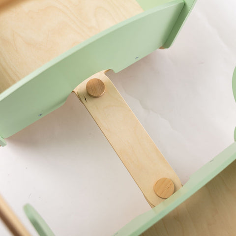 Wooden Toy Wagon - Stegosaurus