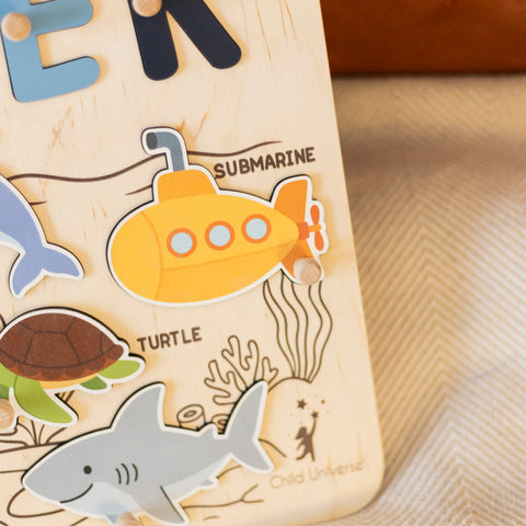 Marine World Name Puzzle