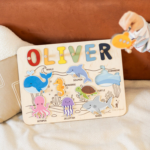 Marine World Name Puzzle