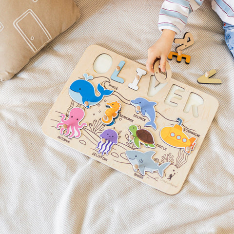 Marine World Name Puzzle