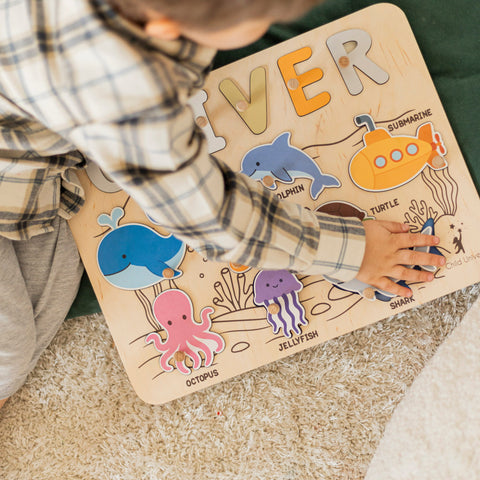 Marine World Name Puzzle