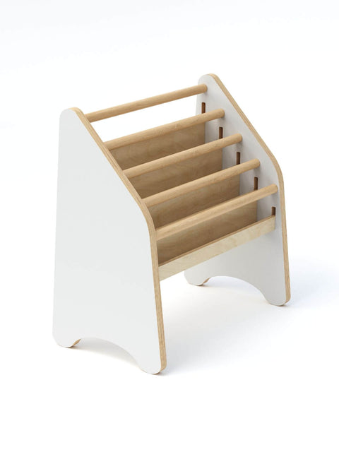 wooden bookshelf