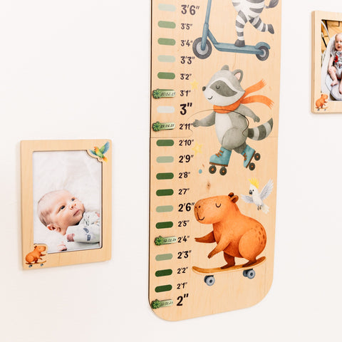 Kids Growth Chart - Jungle