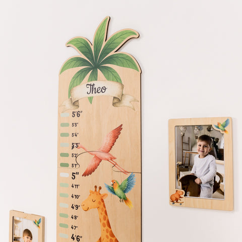 Kids Growth Chart - Jungle