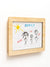 wooden frame to display kids art without glass