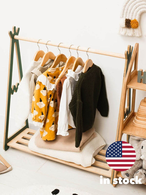 wooden teepee rack