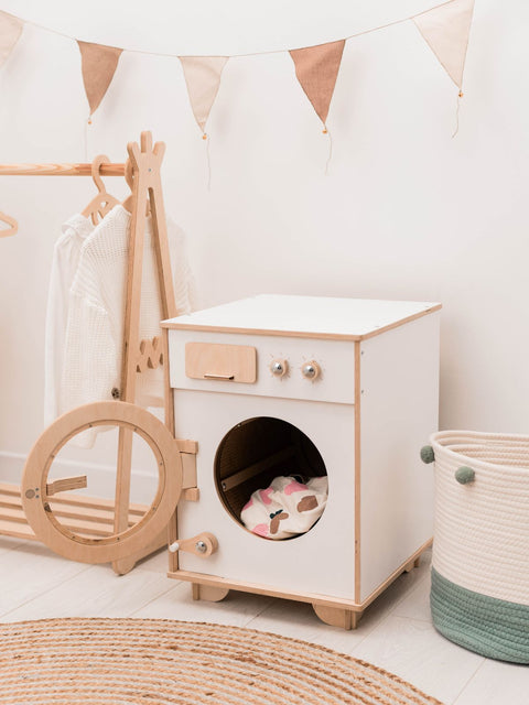 toy washing machine wooden