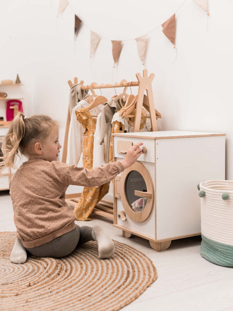 toy washing machine wooden