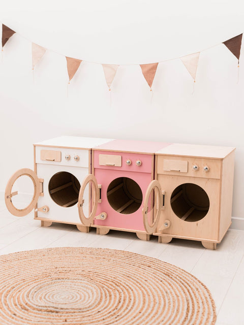 toy washing machine wooden