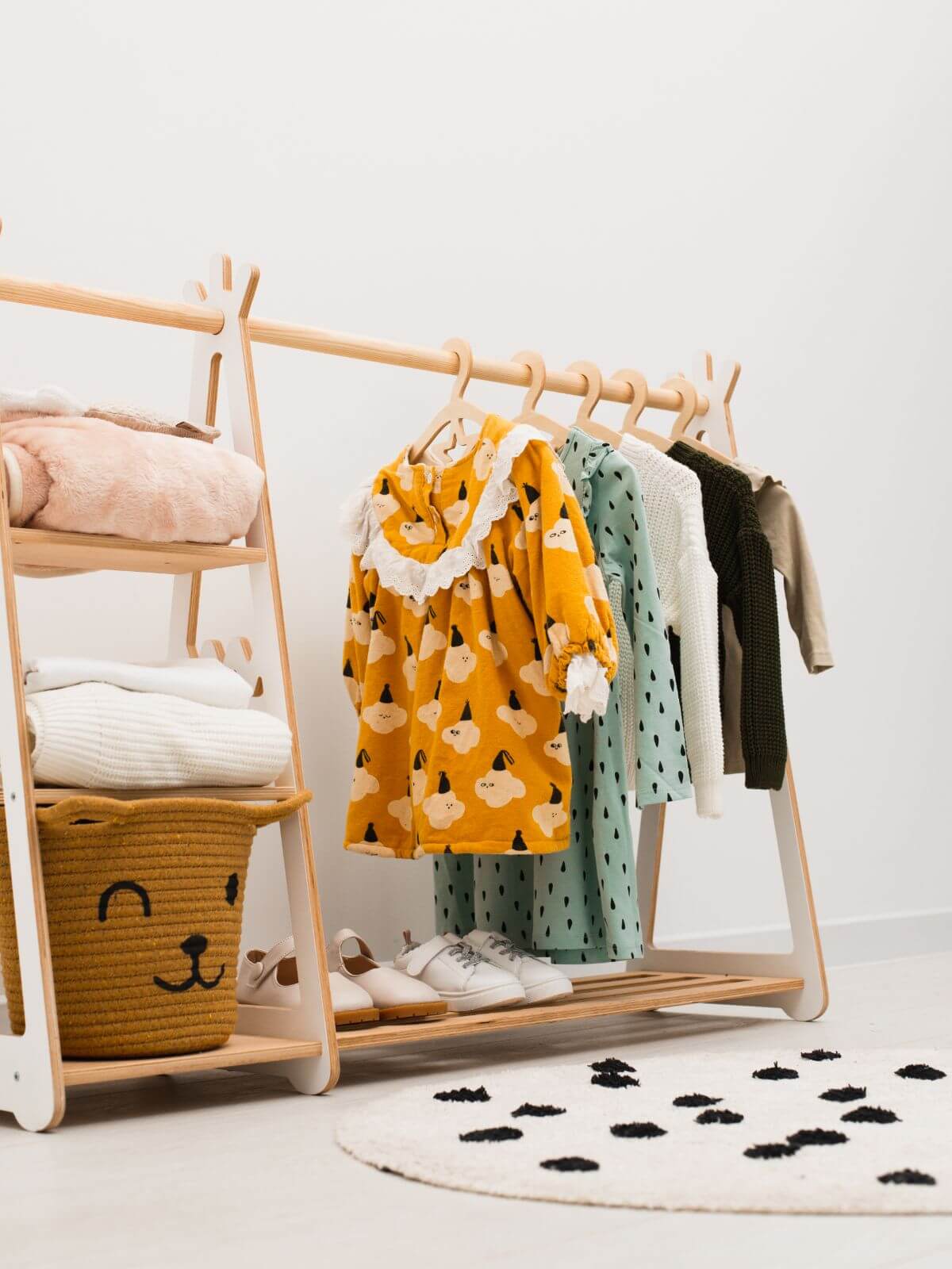 Pack of 5 Wooden Baby Hangers In Stock at ChildUniverse