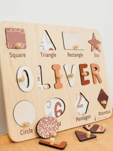wooden shape puzzle for toddlers