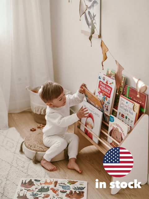 white bookshelf