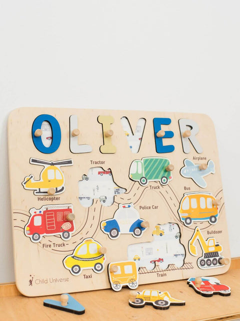 personalized car puzzle