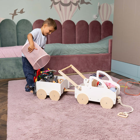 Wooden Toy Wagon - Car