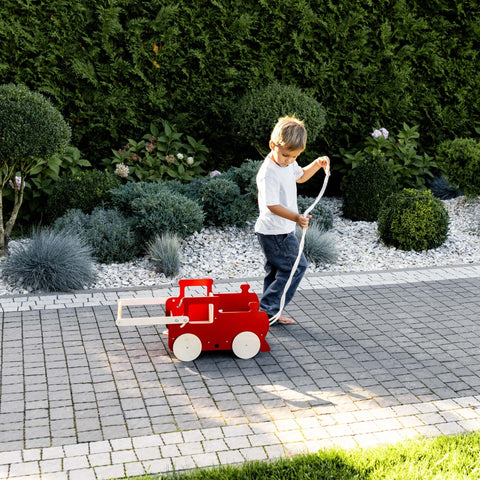 Wooden Toy Wagon - Train