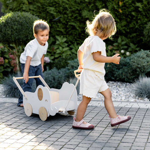 Wooden Toy Wagon - Elephant