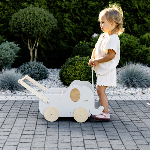Wooden Toy Wagon - Elephant