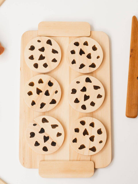 wooden play cookies