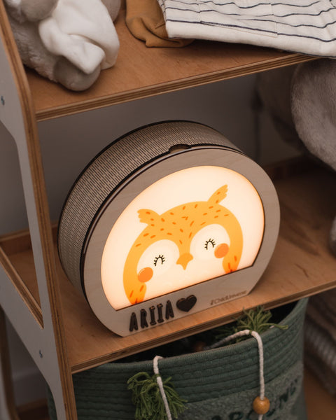 wooden night kids  light 