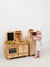 wooden play refrigerator