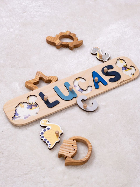 dino woody  name  puzzle 