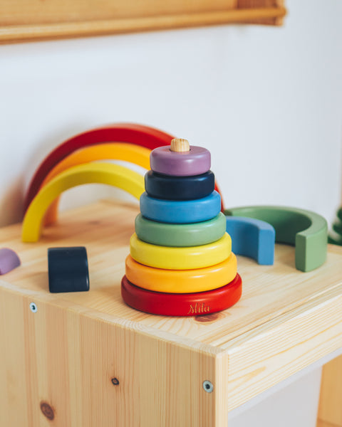 rainbow ring stacker