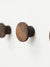 woody button wall  hooks