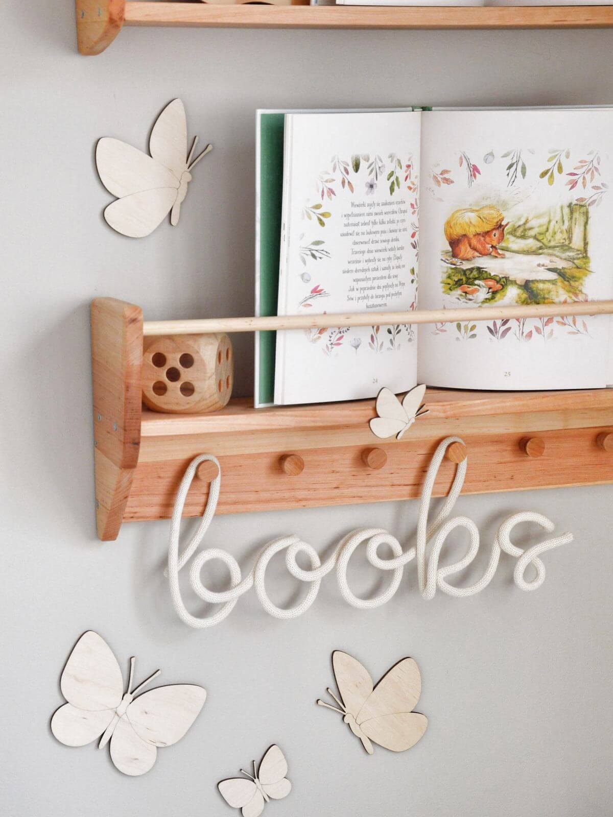 Nursery Room Wall Shelf