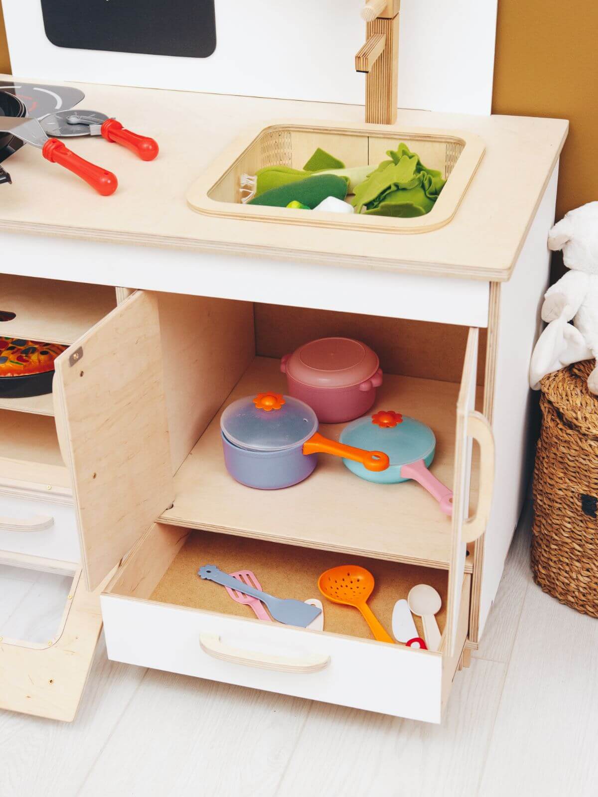 ChildUniverse White Play Kitchen Inspiring Imaginative Play